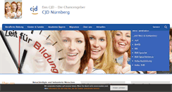 Desktop Screenshot of cjd-nuernberg.de