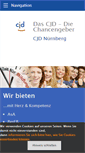 Mobile Screenshot of cjd-nuernberg.de